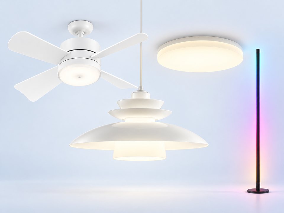 買取強化中の人気商品(ここひえ ファンライトセット・オーデリック LEDペンダントライト・SwitchBot LEDシーリングライト Pro・SwitchBot RGBICフロアライト おしゃれ)