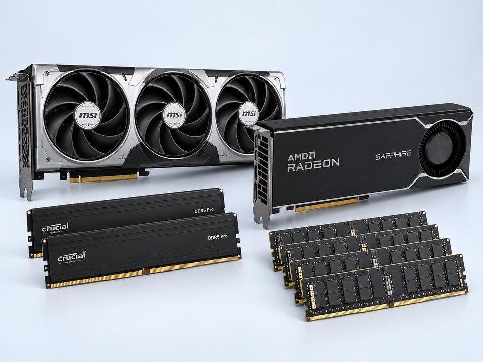 買取強化中の人気商品（MSI RTX 5080 16G VENTUS 3X・Crucial DDR5 128GBセット DDR5・SAPPHIRE AMD RADEON R9700 ・NEMIX RAM 128GB DDR4 ECC U）