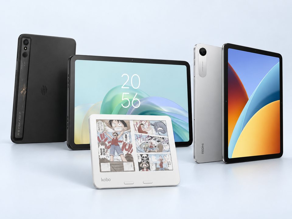 買取強化中の人気商品（Nubia REDMAGIC Astra ブラック ・TCL TCL TAB 11 Gen2 9465X5・Kobo Libra Colour 電子書籍リーダー・XIAOMI REDMI Pad 2 9.7型 12）