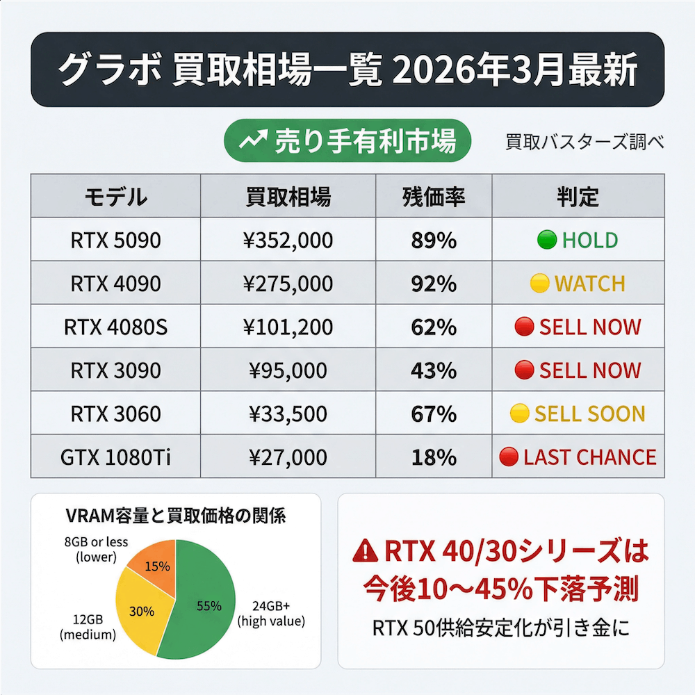 グラボ買取相場一覧2026年3月最新
