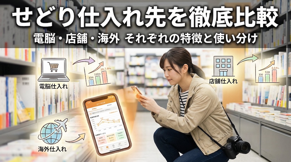 せどり仕入れ先を徹底比較