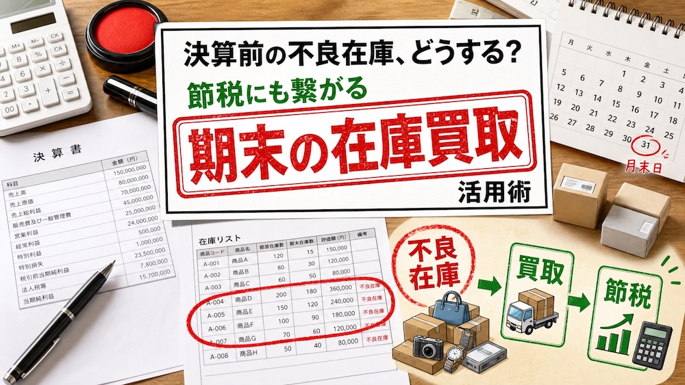 決算前の不良在庫、どうする?