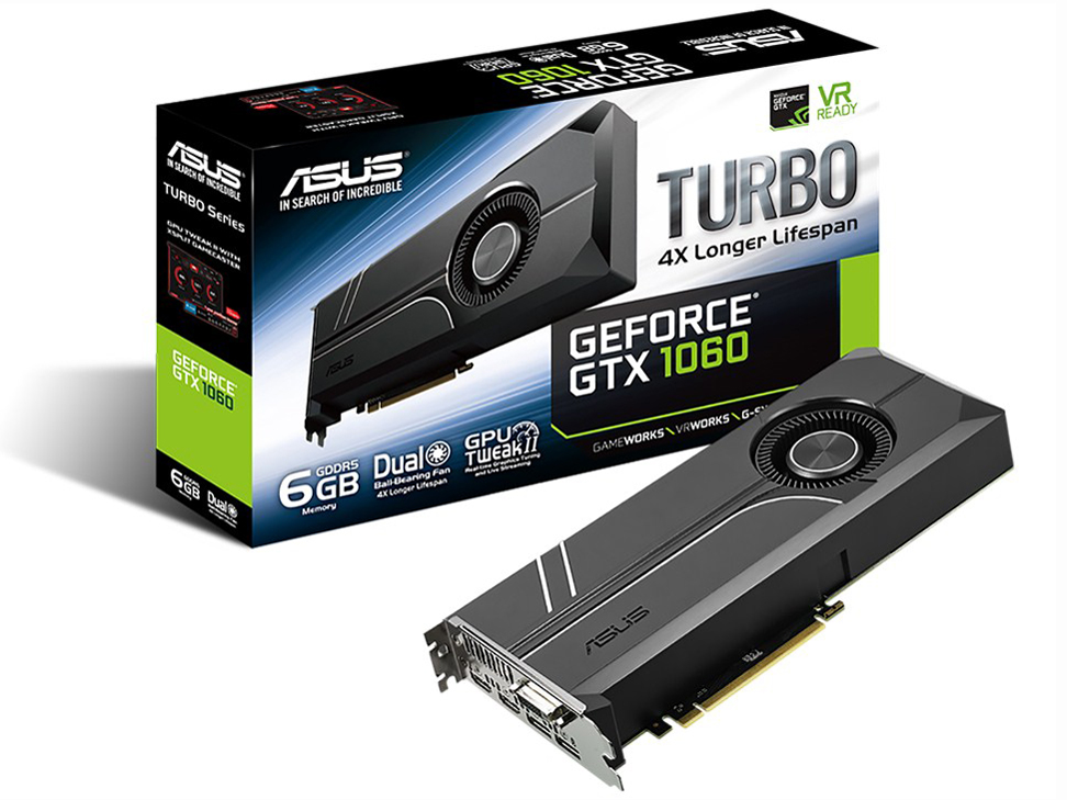 ASUS TURBO-GTX1060-6Gの高価買取価格