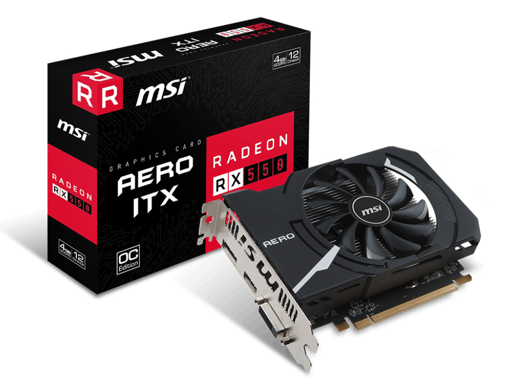 MSI Radeon RX 550 AERO ITX 4G OCの高価買取価格