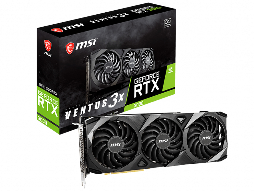MSI GeForce RTX 3080 VENTUS 3X 10G OC
