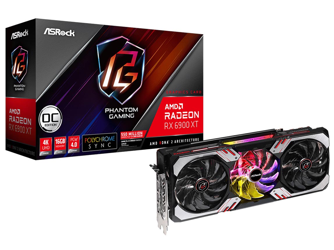 ASRock Radeon RX 6900 XT Phantom Gaming D 16G OC