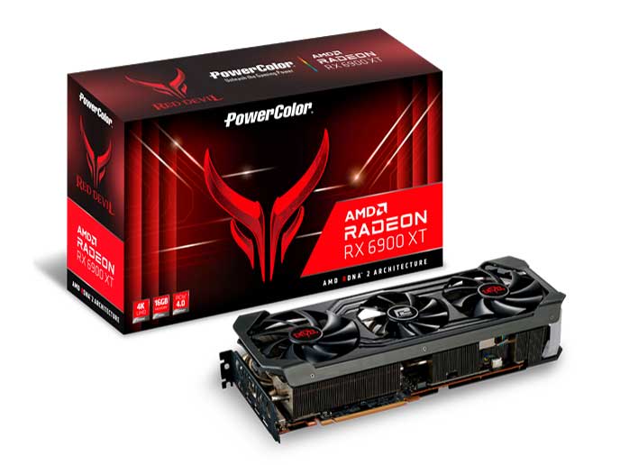 PowerColor Red Devil AMD Radeon RX 6900XT 16GB GDDR6 AXRX 6900XT 16GBD6-3DHE/OC