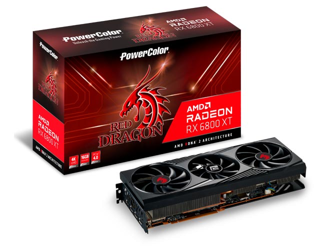 PowerColor Red Dragon AMD Radeon RX 6800 XT AXRX 6800XT 16GBD6-3DHR/OCの高価買取価格 PowerColor Red Dragon AMD Radeon RX 6800 XT AXRX 6800XT 16GBD6-3DHR/OCの高価買取価格