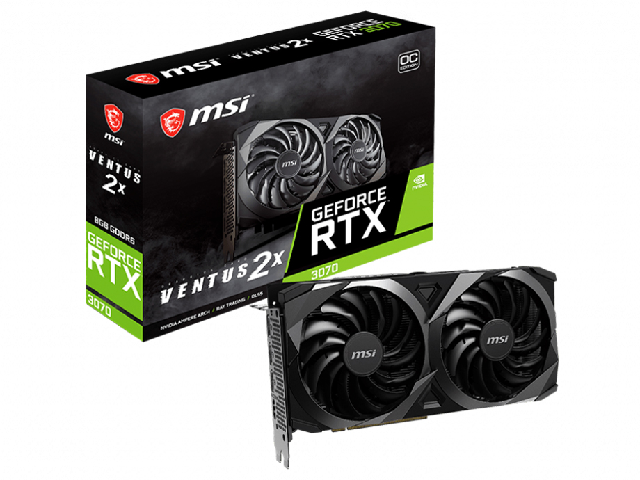 MSI GeForce RTX 3070 VENTUS 2X 8G OC LHR
