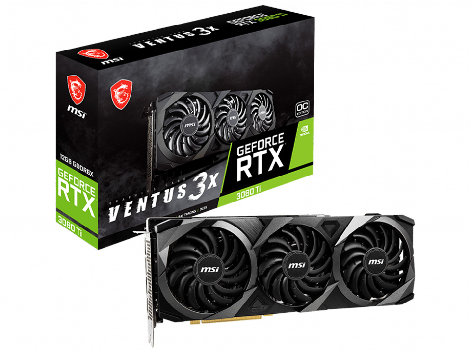 MSI GeForce RTX 3080 Ti VENTUS 3X 12G OC