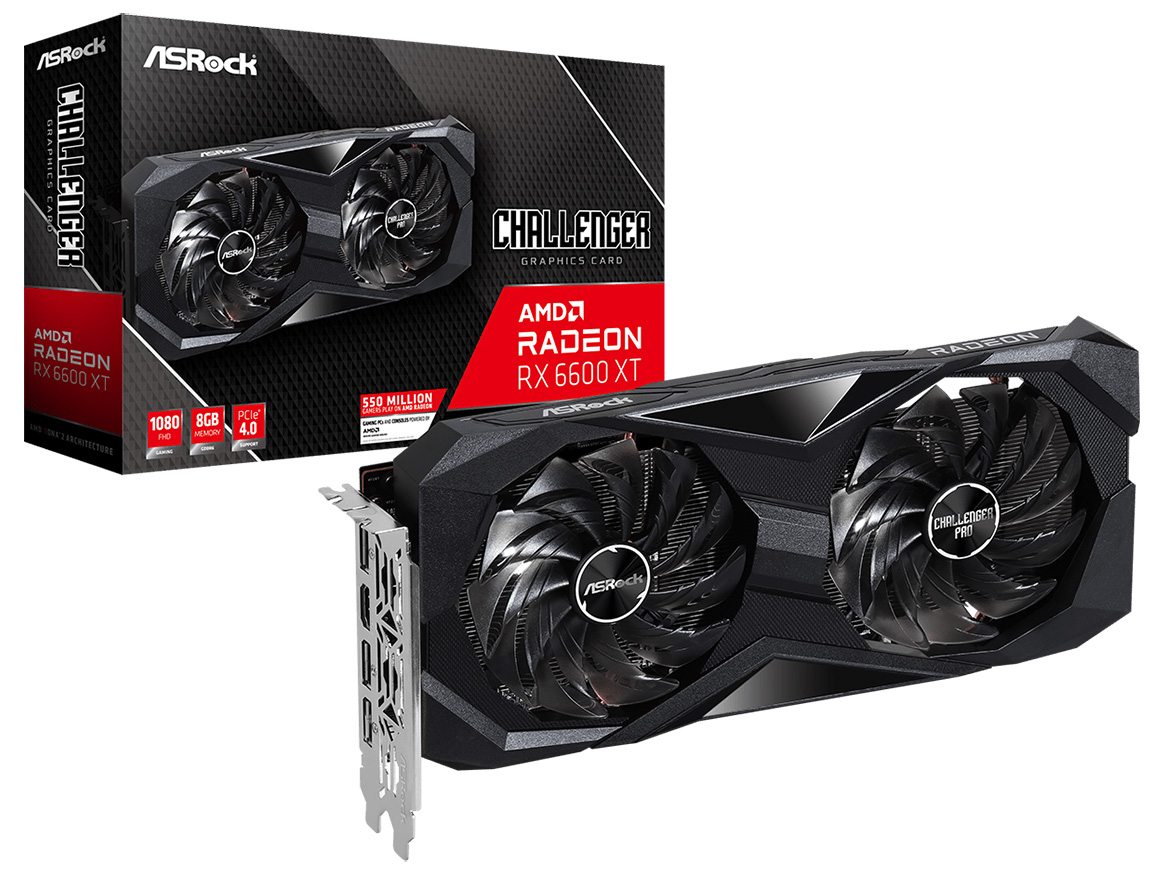 ASRock Radeon RX 6600 XT Challenger D 8GB OC