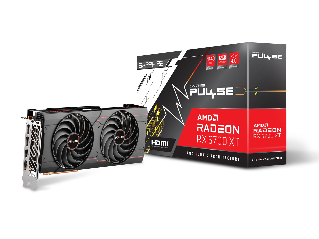 SAPPHIRE PULSE Radeon RX 6700 XT OC 12G GDDR6