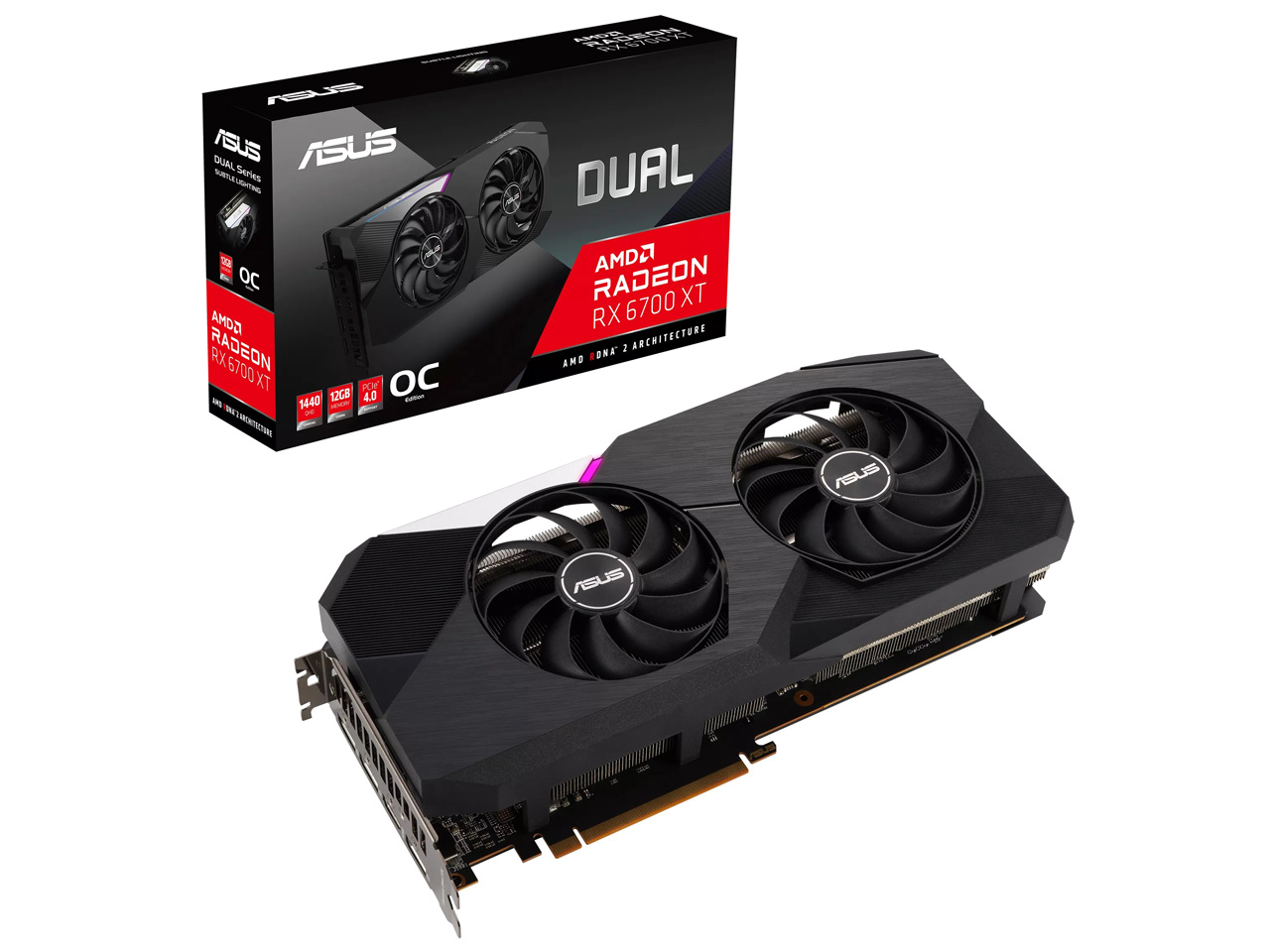 ASUS DUAL-RX6700XT-O12Gの高価買取価格
