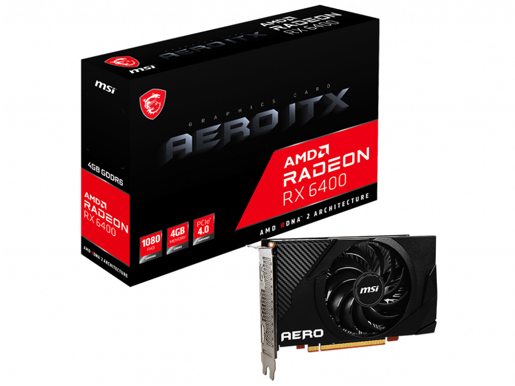 MSI Radeon RX 6400 AERO ITX 4Gの高価買取価格