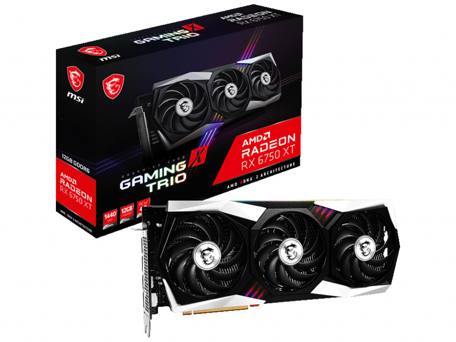 MSI Radeon RX 6750 XT GAMING X TRIO 12Gの高価買取価格 MSI Radeon RX 6750 XT GAMING X TRIO 12Gの高価買取価格