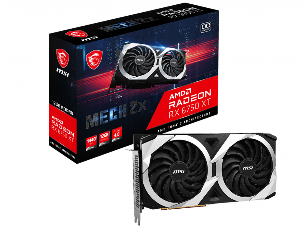 MSI Radeon RX 6750 XT MECH 2X 12G OCの高価買取価格 MSI Radeon RX 6750 XT MECH 2X 12G OCの高価買取価格