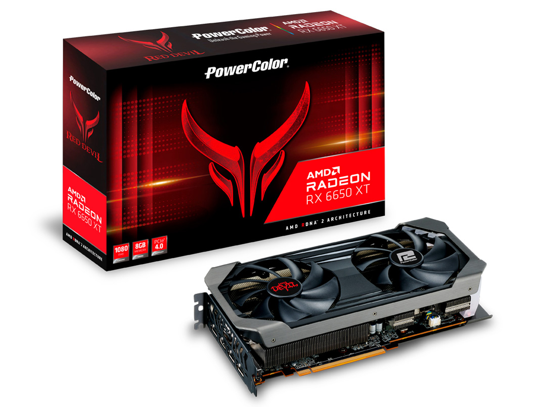 PowerColor Red Devil AMD Radeon RX 6650 XT 8GB GDDR6 AXRX 6650XT 8GBD6-3DHE/OCの高価買取価格