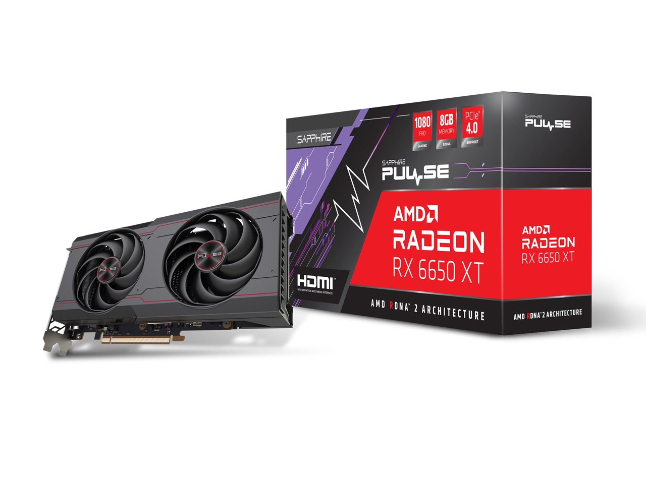 SAPPHIRE PULSE Radeon RX 6650 XT GAMING OC 8GB GDDR6