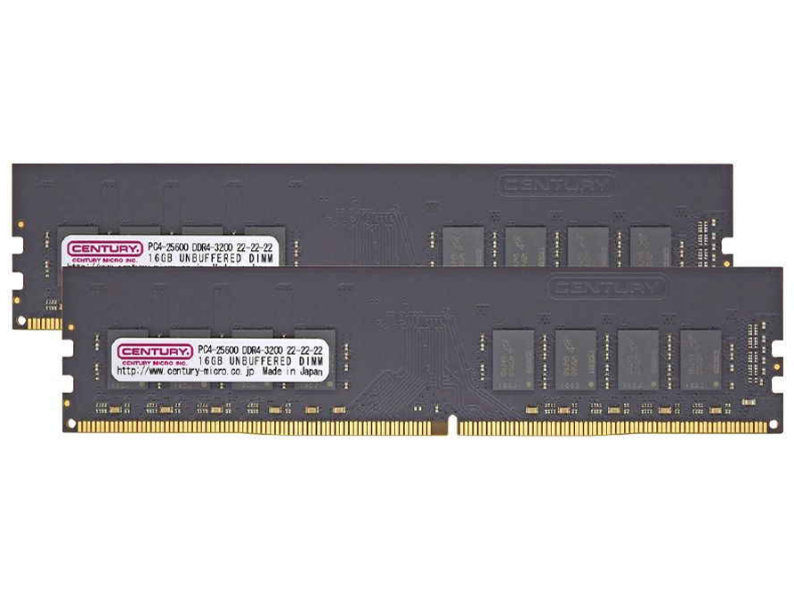 CENTURY MICRO CB16GX2-D4U3200の高価買取価格 CENTURY MICRO CB16GX2-D4U3200の高価買取価格