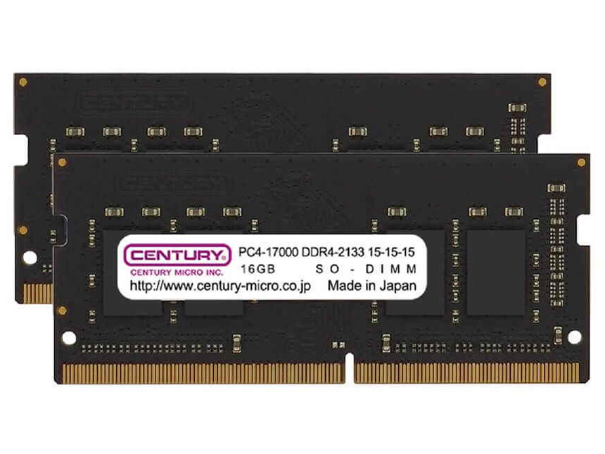 CENTURY MICRO CB16GX2-SOD4U2133Hの高価買取価格 CENTURY MICRO CB16GX2-SOD4U2133Hの高価買取価格