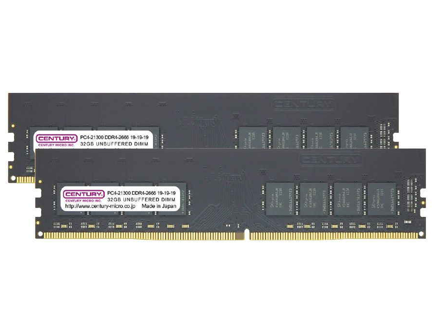 CENTURY MICRO CB32GX2-D4U2666の高価買取価格 CENTURY MICRO CB32GX2-D4U2666の高価買取価格