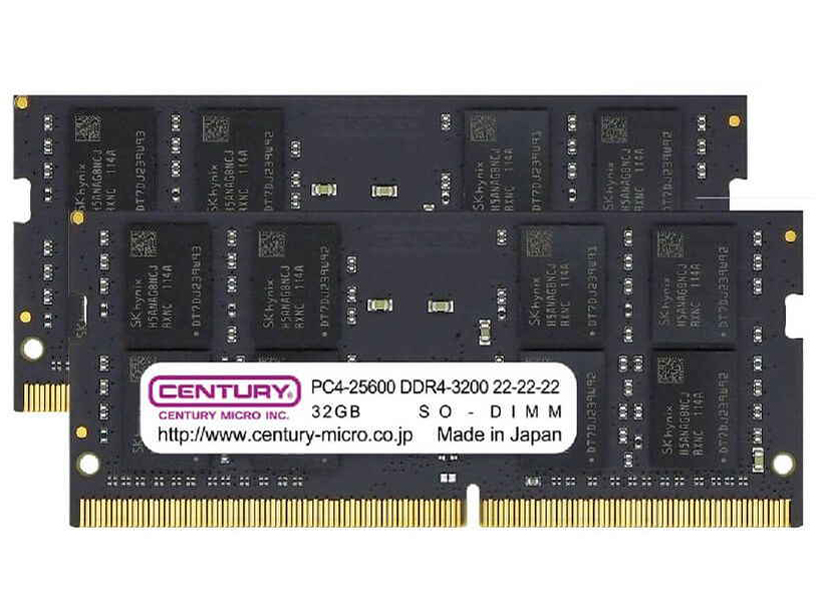 CENTURY MICRO CB32GX2-SOD4U3200の高価買取価格