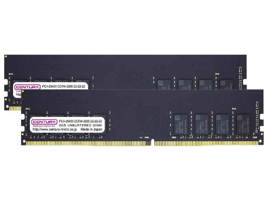 CENTURY MICRO CB8GX2-D4U3200Hの高価買取価格 CENTURY MICRO CB8GX2-D4U3200Hの高価買取価格