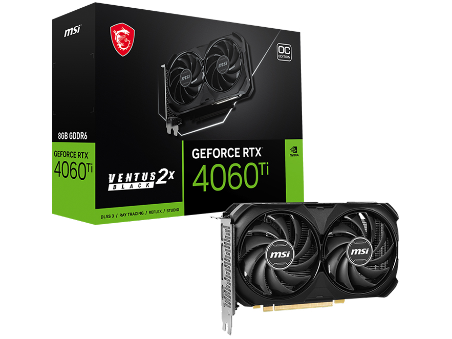 MSI GeForce RTX 4060 Ti VENTUS 2X BLACK 8G OCの高価買取価格 MSI GeForce RTX 4060 Ti VENTUS 2X BLACK 8G OCの高価買取価格