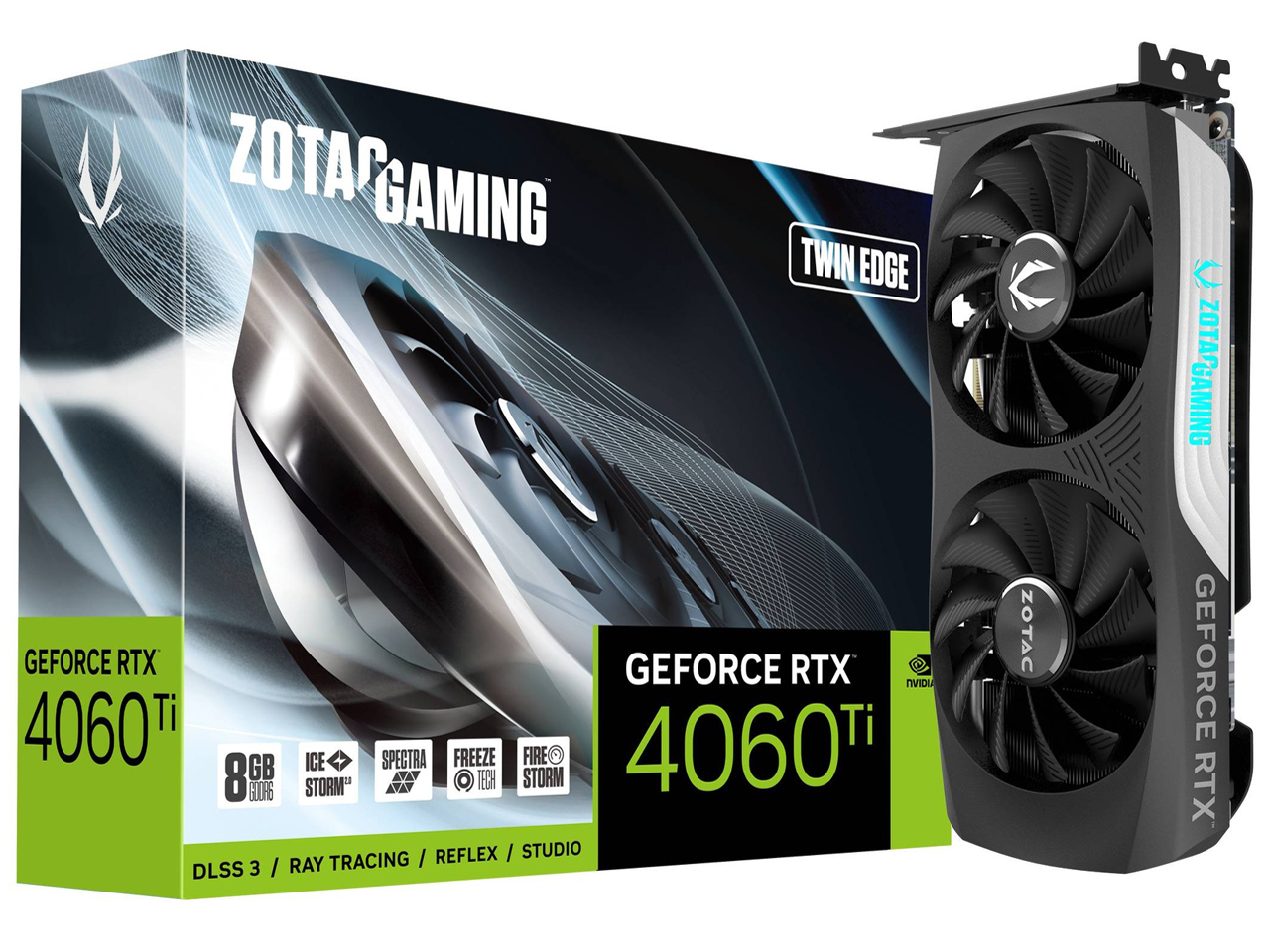 ZOTAC GAMING GeForce RTX 4060 Ti 8GB Twin Edge ZT-D40610E-10Mの高価買取価格 ZOTAC GAMING GeForce RTX 4060 Ti 8GB Twin Edge ZT-D40610E-10Mの高価買取価格