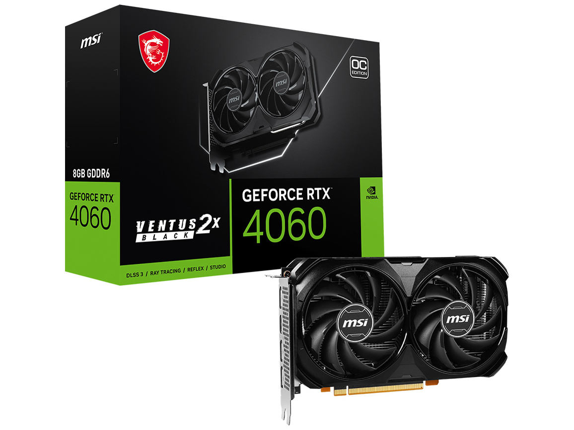 MSI GeForce RTX 4060 VENTUS 2X BLACK 8G OCの高価買取価格