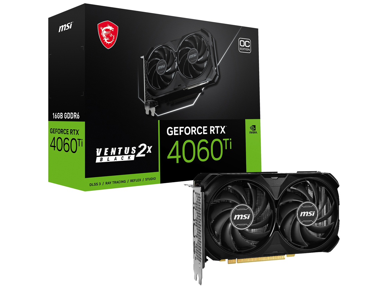 MSI GeForce RTX 4060 Ti VENTUS 2X BLACK 16G OCの高価買取価格