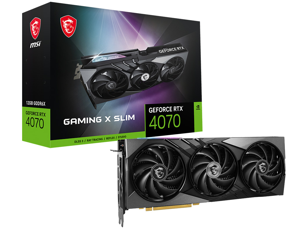 MSI GeForce RTX 4070 GAMING X SLIM 12Gの高価買取価格 MSI GeForce RTX 4070 GAMING X SLIM 12Gの高価買取価格