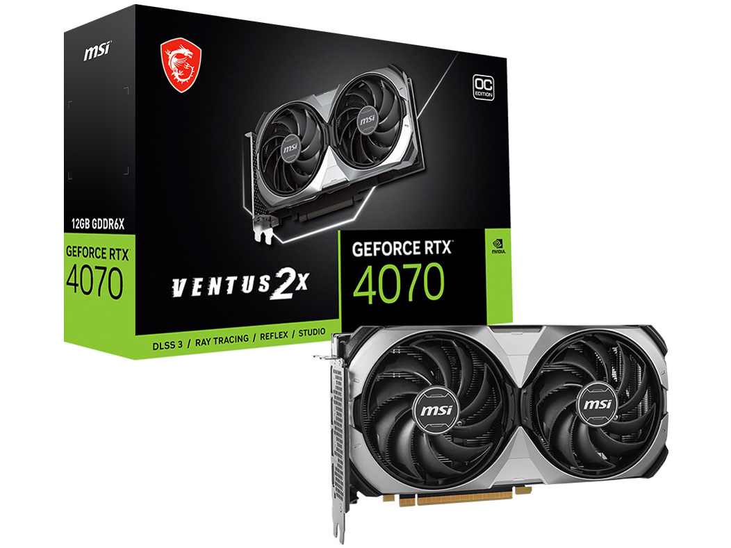 MSI GeForce RTX 4070 VENTUS 2X E 12G OCの高価買取価格 MSI GeForce RTX 4070 VENTUS 2X E 12G OCの高価買取価格