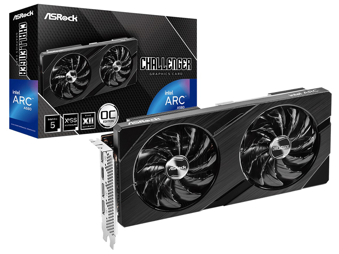 ASRock Intel Arc A580 Challenger 8GB OCの高価買取価格