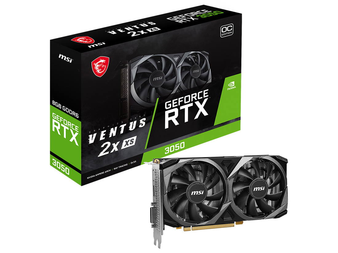 MSI GeForce RTX 3050 VENTUS 2X XS 8G OCの高価買取価格