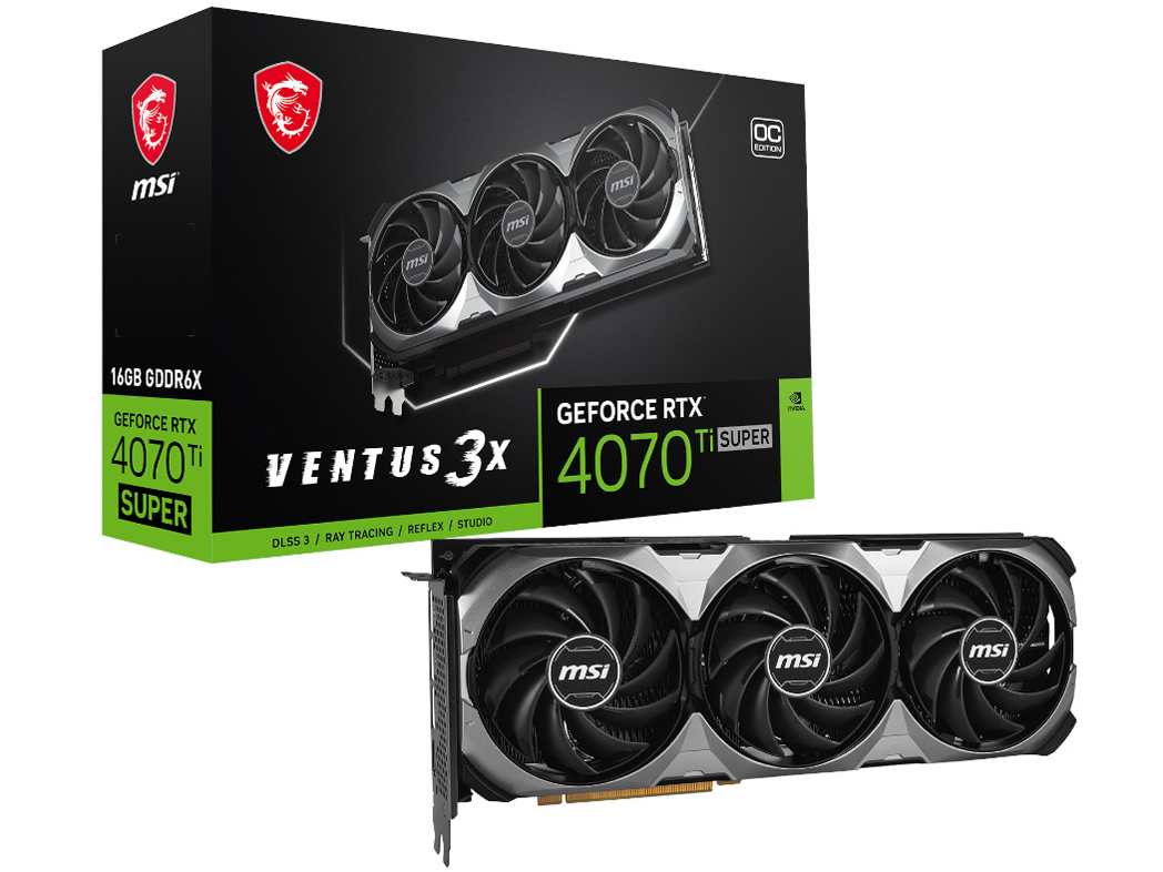 MSI GeForce RTX 4070 Ti SUPER 16G VENTUS 3X OCの高価買取価格 MSI GeForce RTX 4070 Ti SUPER 16G VENTUS 3X OCの高価買取価格