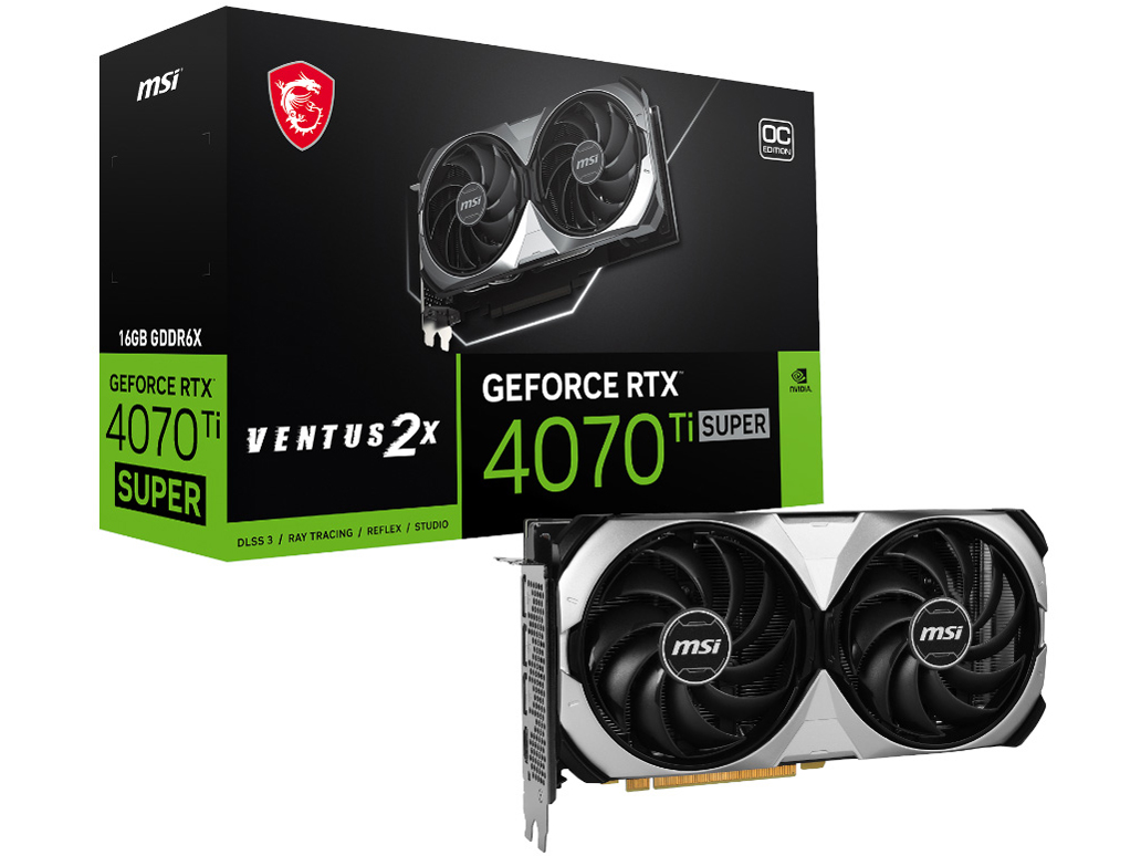 MSI GeForce RTX 4070 Ti SUPER 16G VENTUS 2X OCの高価買取価格 MSI GeForce RTX 4070 Ti SUPER 16G VENTUS 2X OCの高価買取価格