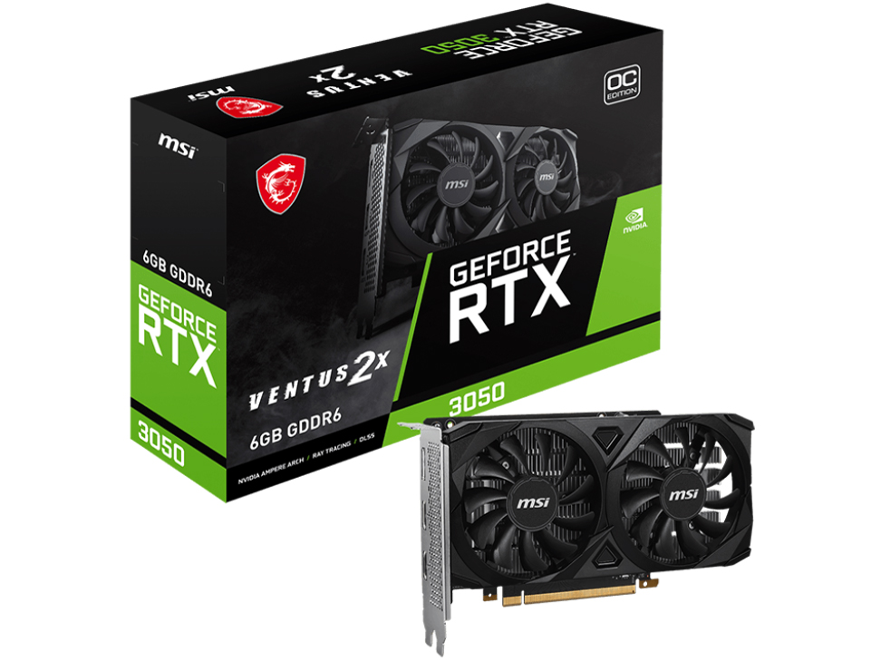 MSI GeForce RTX 3050 VENTUS 2X 6G OCの高価買取価格