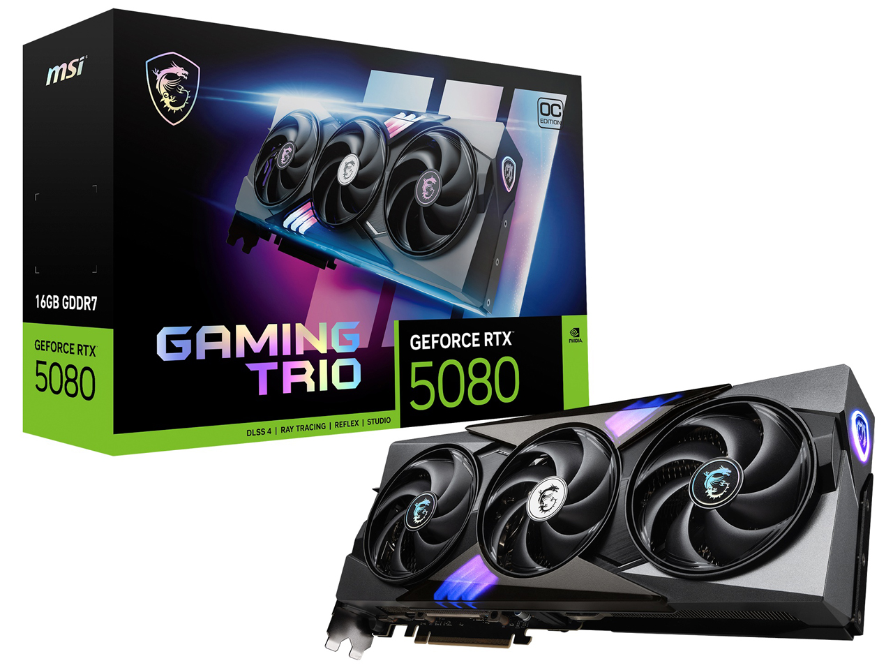 MSI GeForce RTX 5080 16G GAMING TRIO OCの高価買取価格