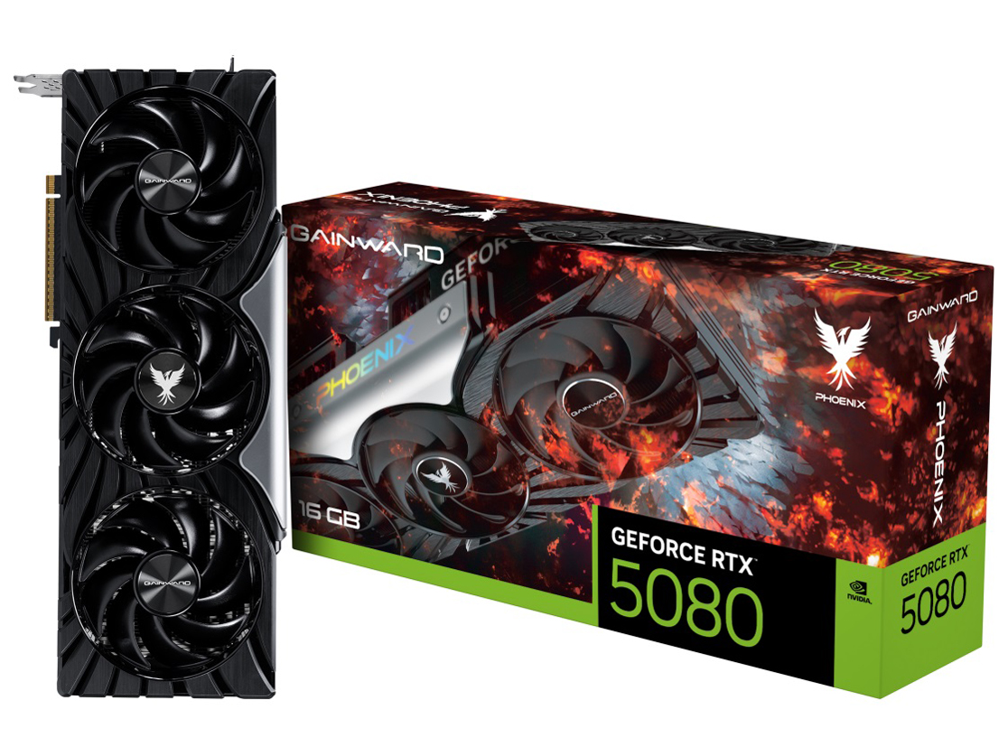 GAINWARD GeForce RTX 5080 Phoenix NE75080019T2-GB2031Xの高価買取価格 GAINWARD GeForce RTX 5080 Phoenix NE75080019T2-GB2031Xの高価買取価格