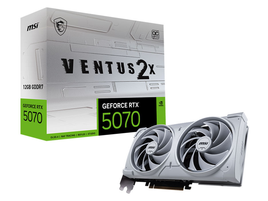 MSI GeForce RTX 5070 12G VENTUS 2X OC WHITEの高価買取価格 MSI GeForce RTX 5070 12G VENTUS 2X OC WHITEの高価買取価格