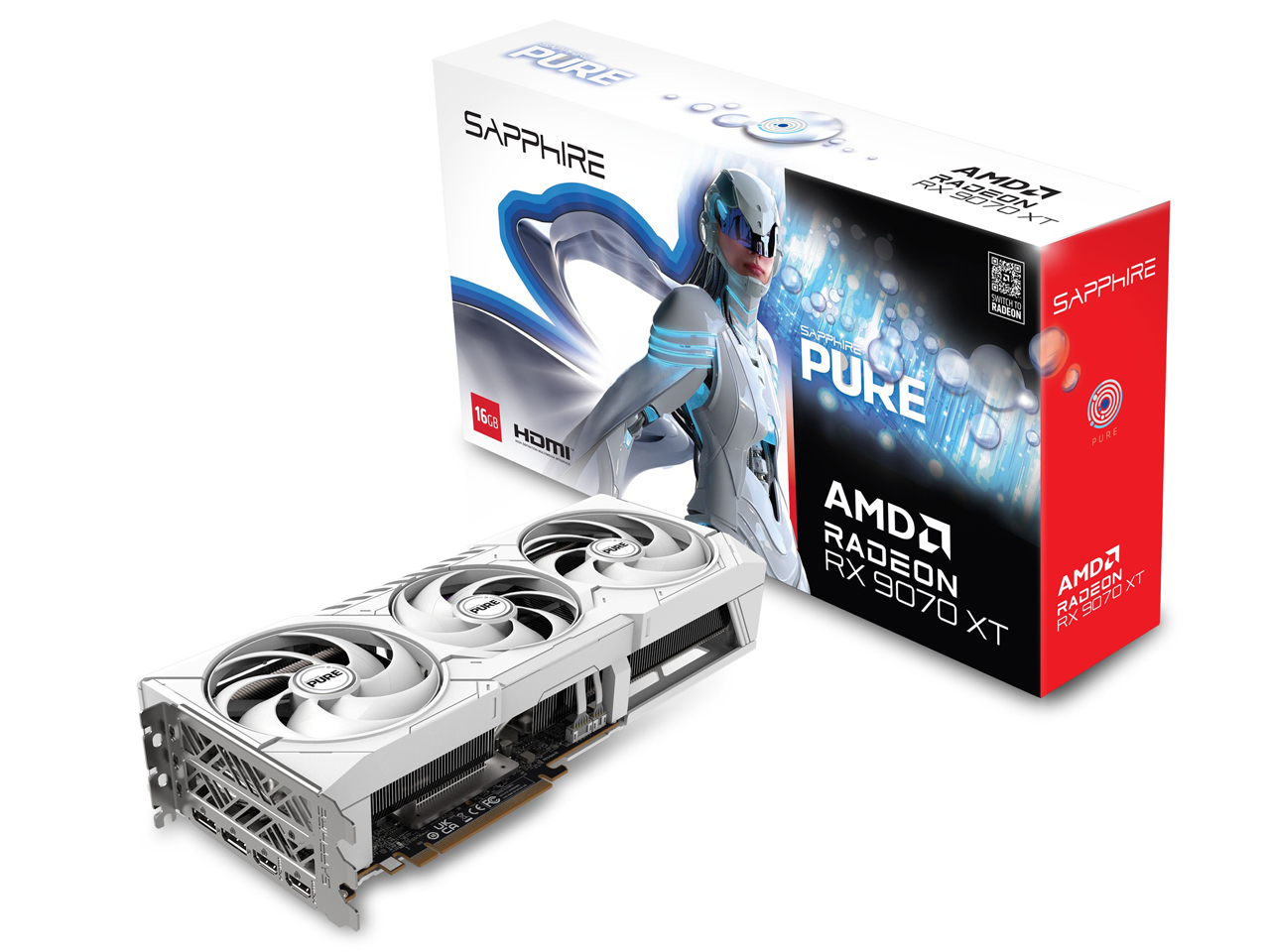 SAPPHIRE PURE Radeon RX 9070 XT GAMING OC 16GB GDDR6の高価買取価格 SAPPHIRE PURE Radeon RX 9070 XT GAMING OC 16GB GDDR6の高価買取価格