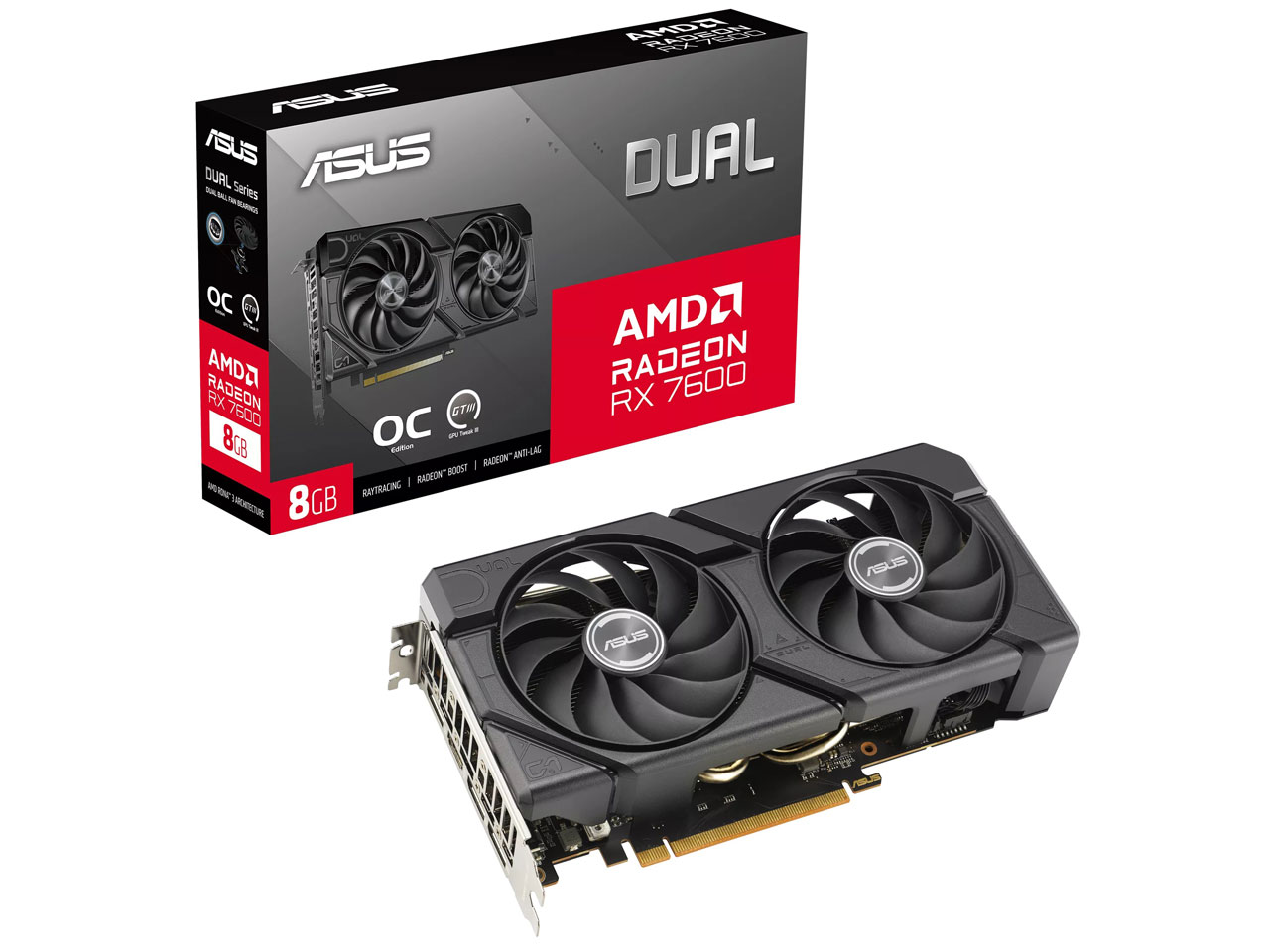 ASUS DUAL-RX7600-O8G-EVOの高価買取価格