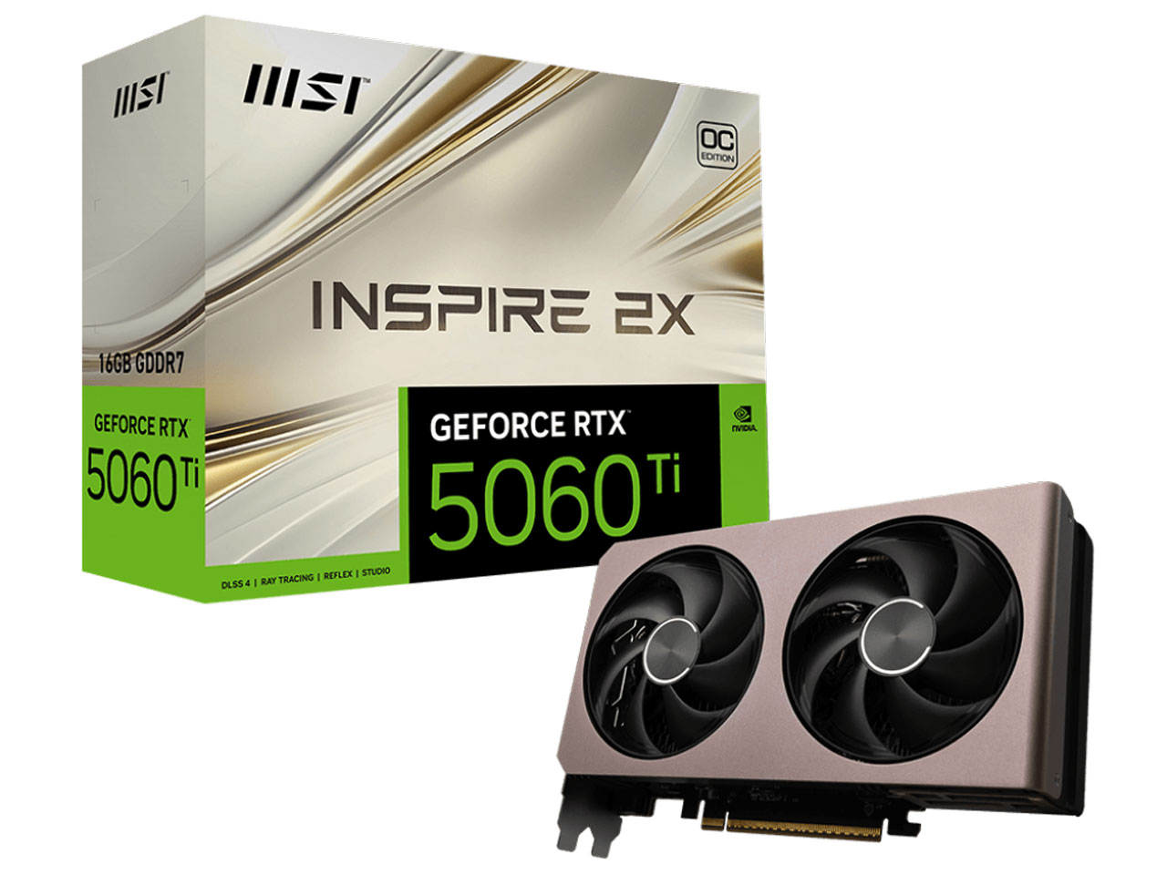 MSI GeForce RTX 5060 Ti 16G INSPIRE 2X OCの高価買取価格