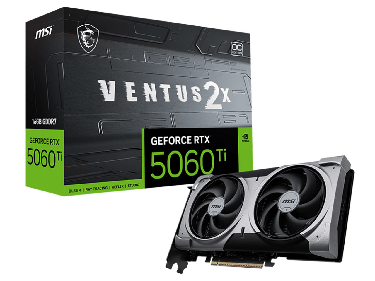 MSI GeForce RTX 5060 Ti 16G VENTUS 2X OC PLUSの高価買取価格 MSI GeForce RTX 5060 Ti 16G VENTUS 2X OC PLUSの高価買取価格