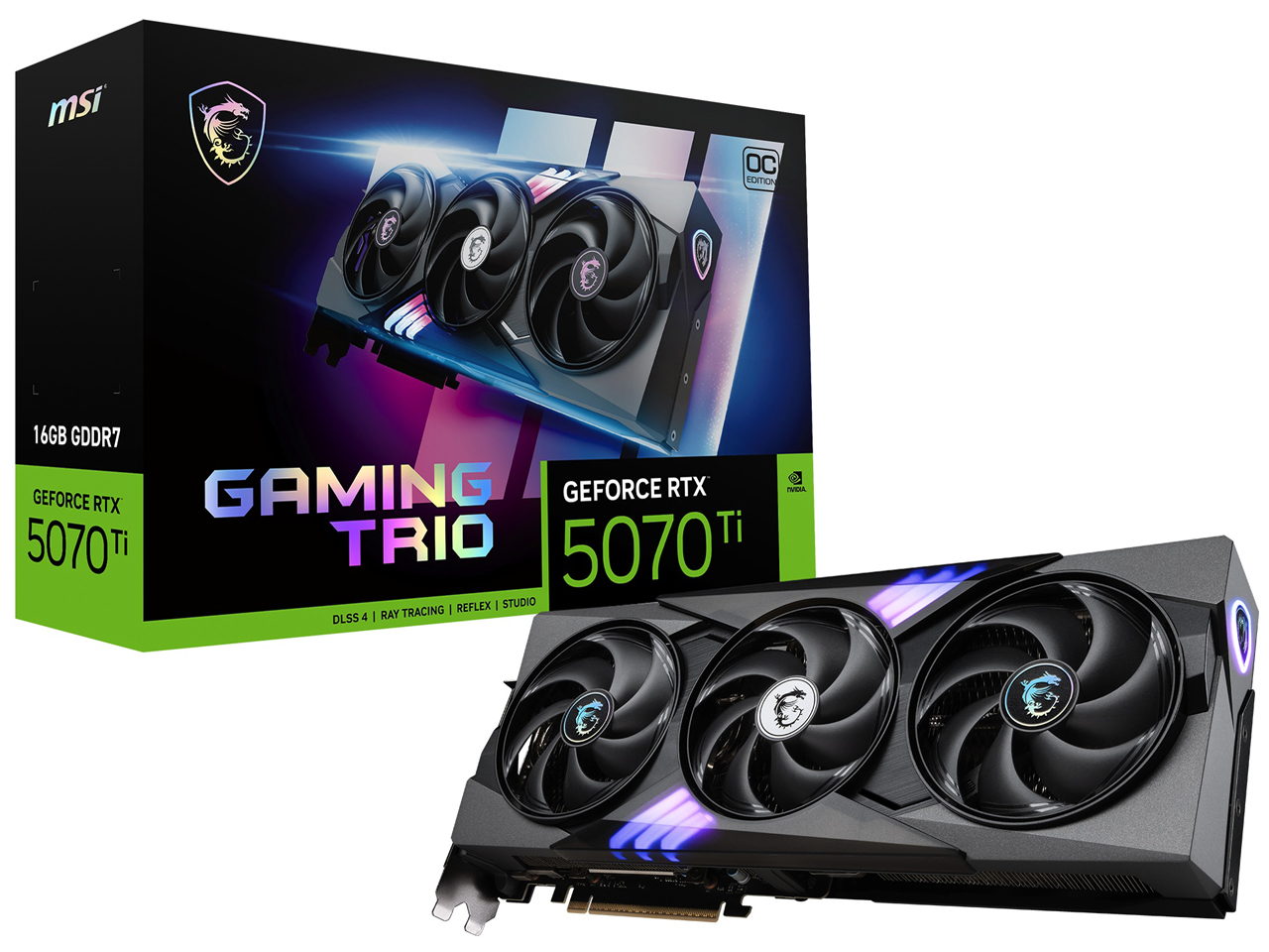 MSI GeForce RTX 5070 Ti 16G GAMING TRIO OCの高価買取価格 MSI GeForce RTX 5070 Ti 16G GAMING TRIO OCの高価買取価格