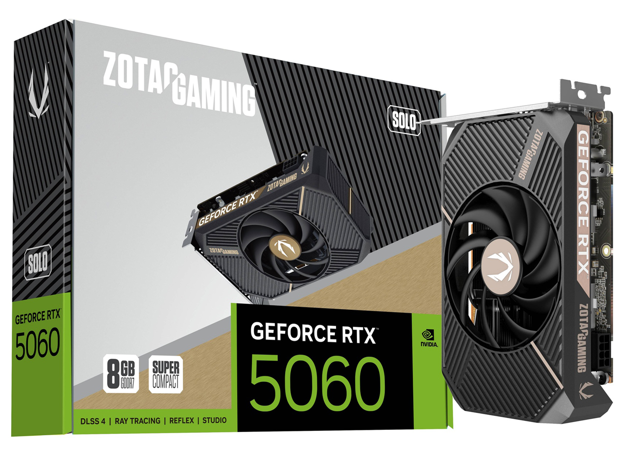 ZOTAC GAMING GeForce RTX 5060 SOLO ZT-B50600G-10Lの高価買取価格 ZOTAC GAMING GeForce RTX 5060 SOLO ZT-B50600G-10Lの高価買取価格