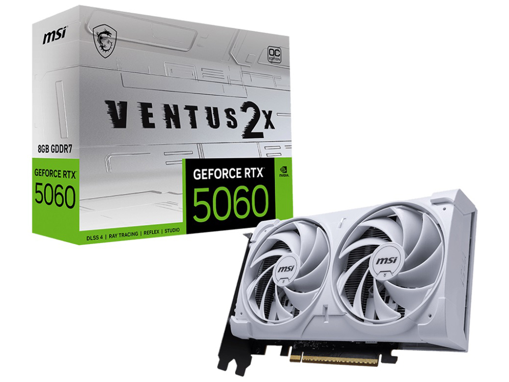 MSI GeForce RTX 5060 8G VENTUS 2X OC WHITEの高価買取価格 MSI GeForce RTX 5060 8G VENTUS 2X OC WHITEの高価買取価格