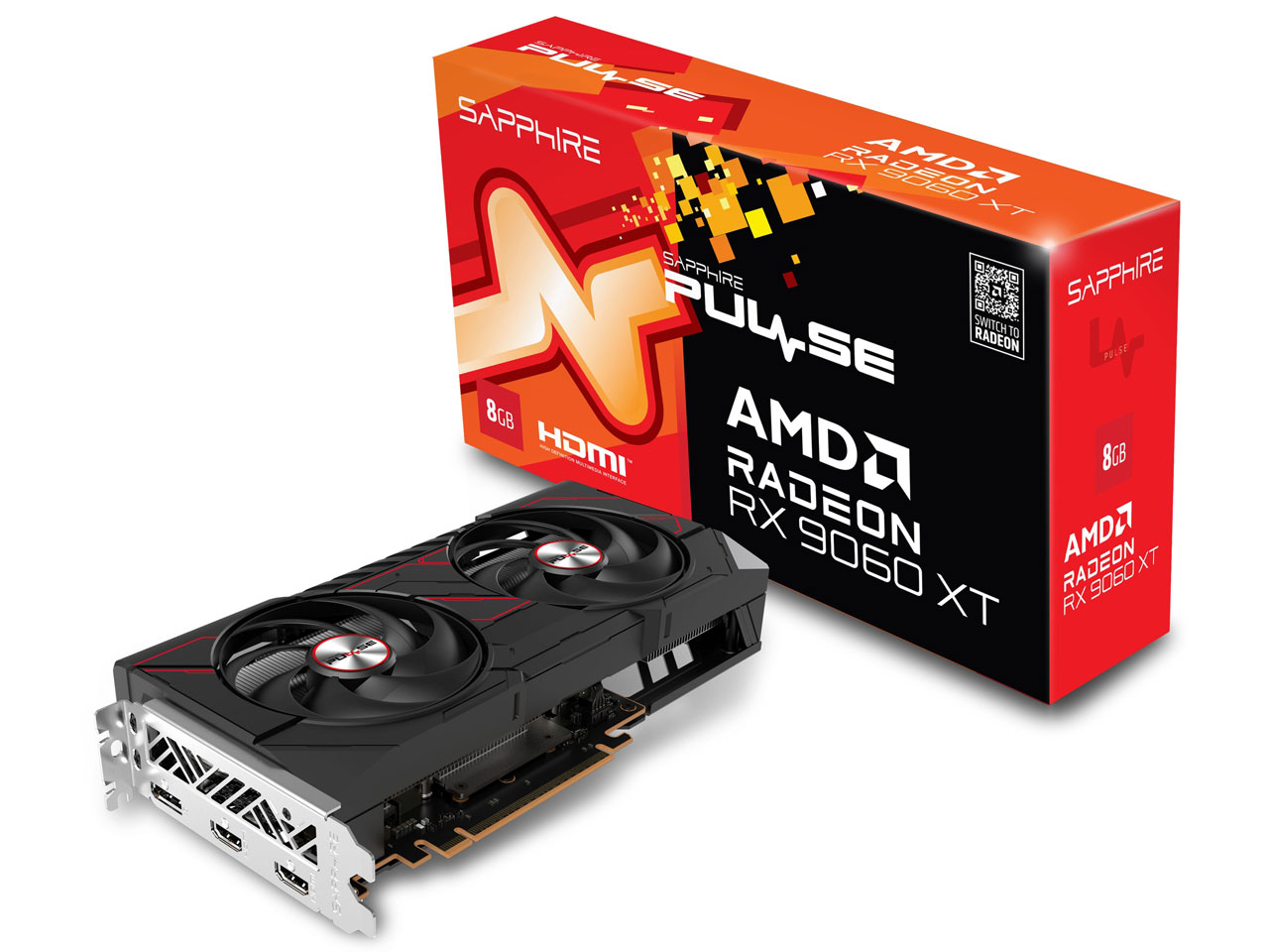 SAPPHIRE PULSE Radeon RX 9060 XT GAMING OC 8GBの高価買取価格